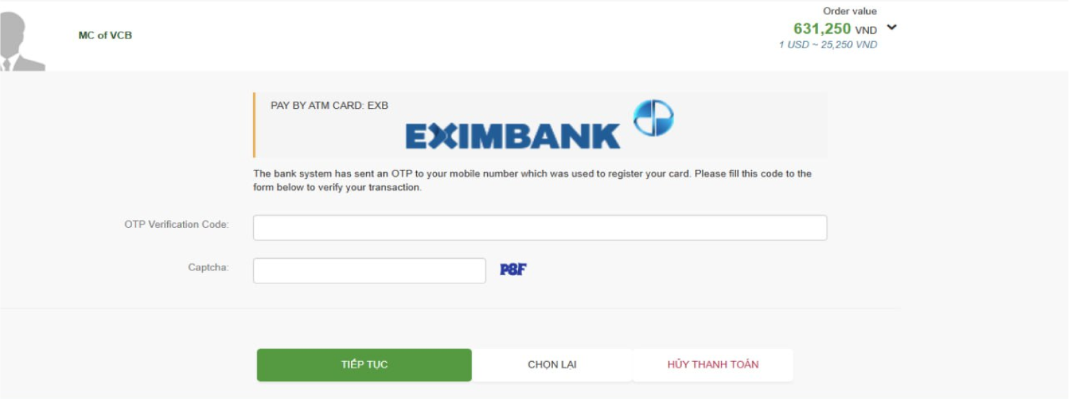 Verify the OTP to continue your Vietnam visa process